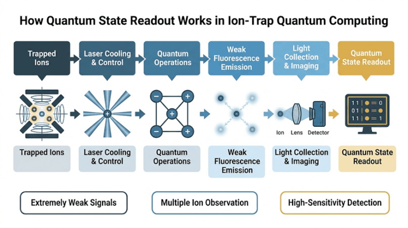 Image for Simplified Quantum State Readout Process in an Ion-Trap Quantum Computing System